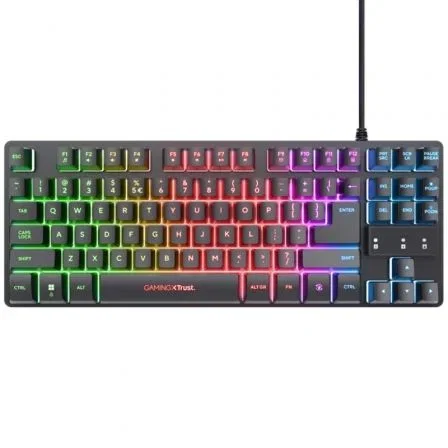 Trust Pack Gaming GXT794 con Teclado TKL, Ratón RGB y Alfombrilla